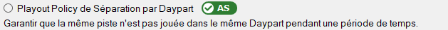Playout Policy de Séparation par Daypart