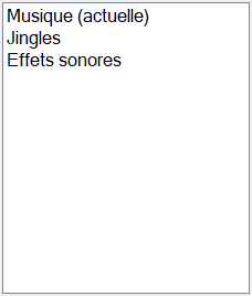 Liste des pages
