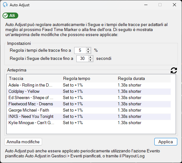 Finestra Auto Adjust