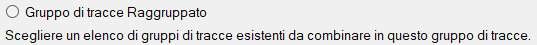 Gruppo di tracce Raggruppato