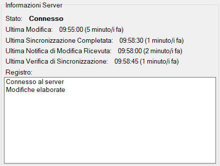 Informazioni Server