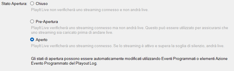 Stato Apertura