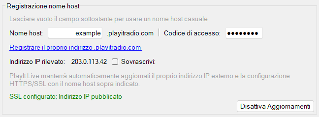 Nome host