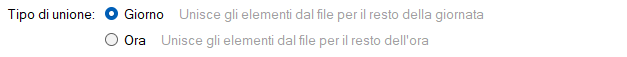 Tipo di unione