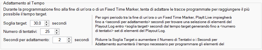 Adattamento al Tempo