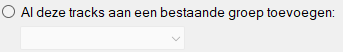 Toevoegen aan bestaande groep