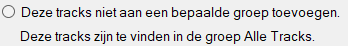 In de groep Alle Tracks laten