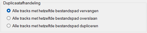 Duplicaten verwerken