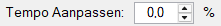 Tempo Aanpassen