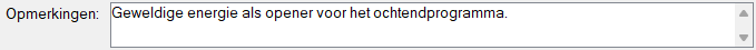 Opmerkingen
