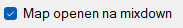 Map openen na mixdown