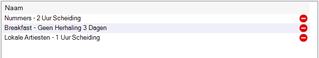 Lijst met playout policies