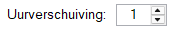 Uurverschuiving