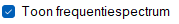 Frequentiespectrum weergeven