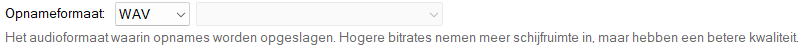 Opnameformaat