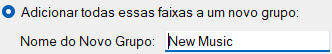 Adicionar a novo grupo
