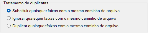 Tratamento de duplicatas