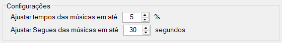 Configurações