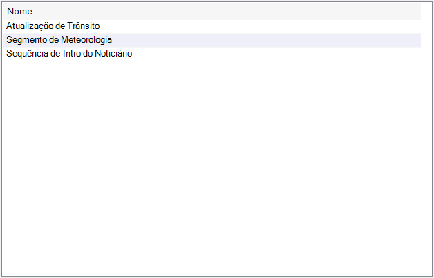 Lista de Clocks