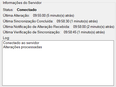 Informações do Servidor