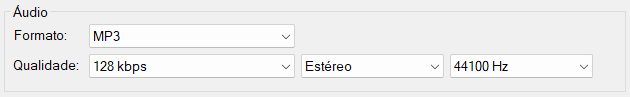 Detalhes de Áudio