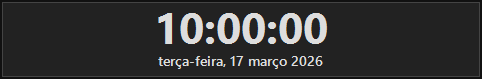 Onscreen clock