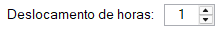 Deslocamento de horas