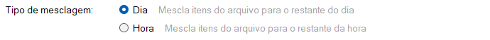 Tipo de Mesclagem
