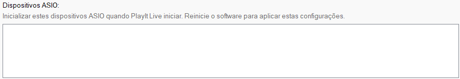 Dispositivos ASIO