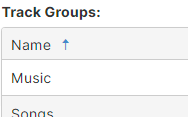 21. Track Groups