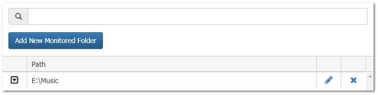 Listing Monitored Folders