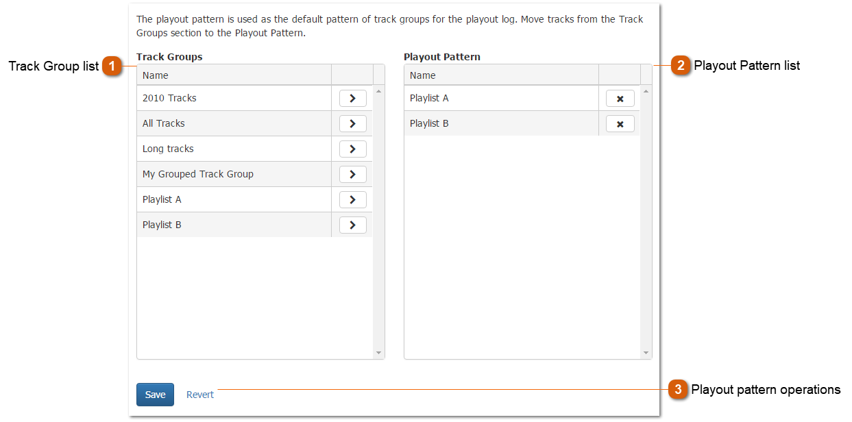 Editing Playout Pattern