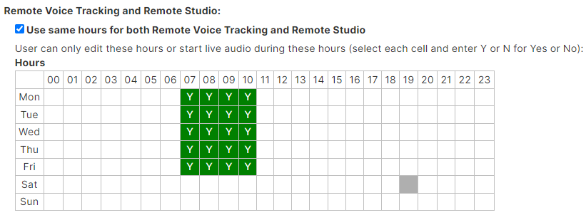 5. Remote Voice Tracking and Remote Studio Hours