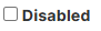 5. Disabled