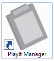 PlayIt Manager shortcut