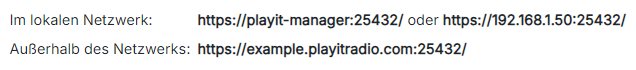 Server-URL