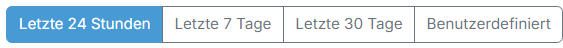 Schaltflächen für den Datumsbereich