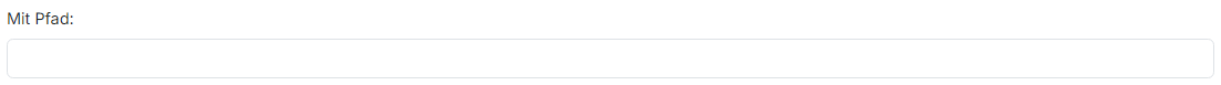 Mit Pfad: