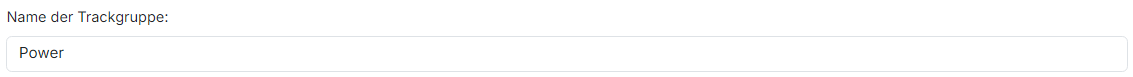 Name der Trackgruppe