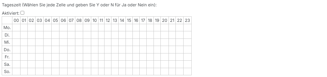Tageszeit