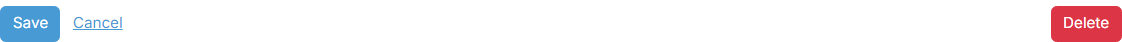 Save / Cancel / Delete