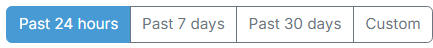 Date range buttons