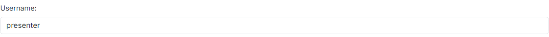 Username
