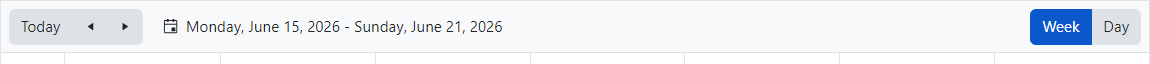 Date selector