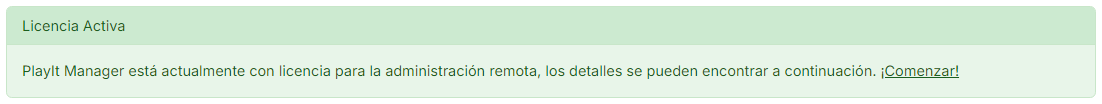Licencia Activa