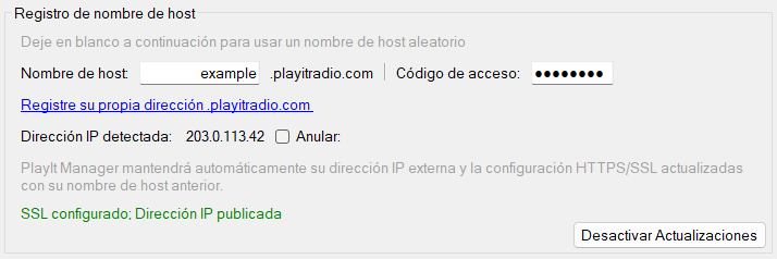 Nombre de host