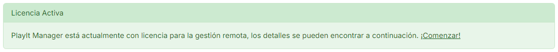 Licencia Activa