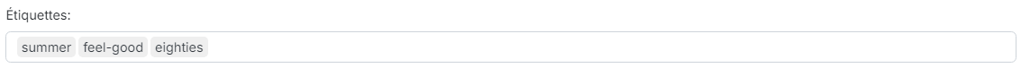 Étiquettes