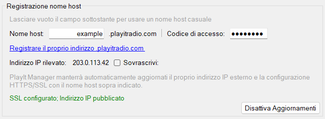 Nome host