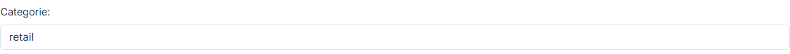 Categorie